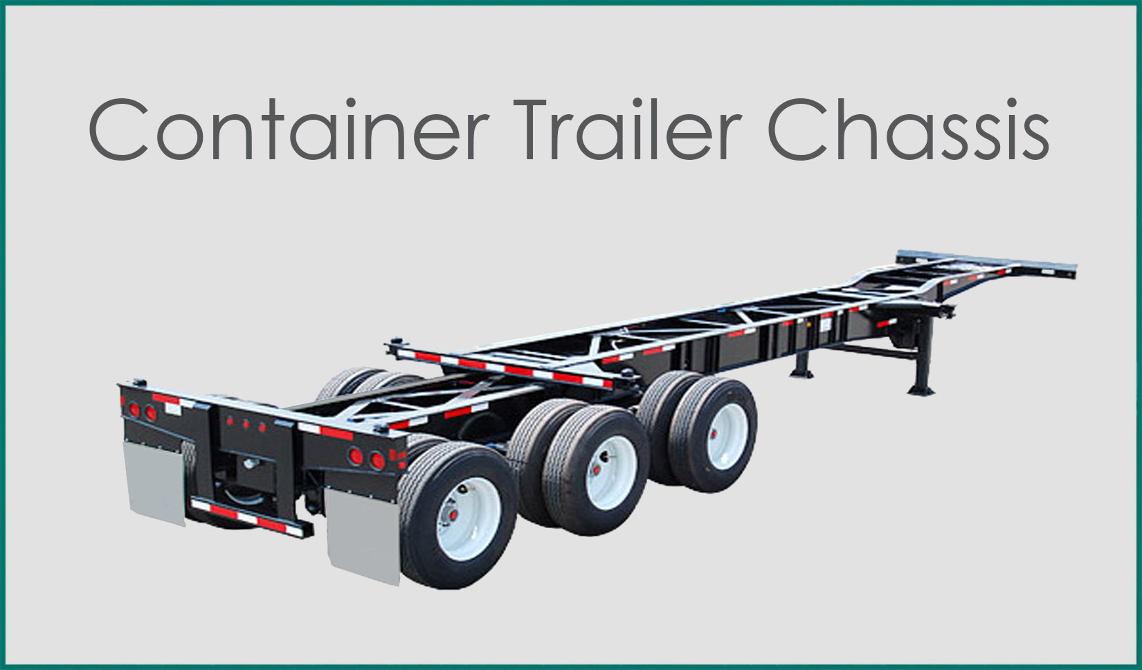 20FT Container Trailer On Chassis Dock High - ICE FOX leasing.