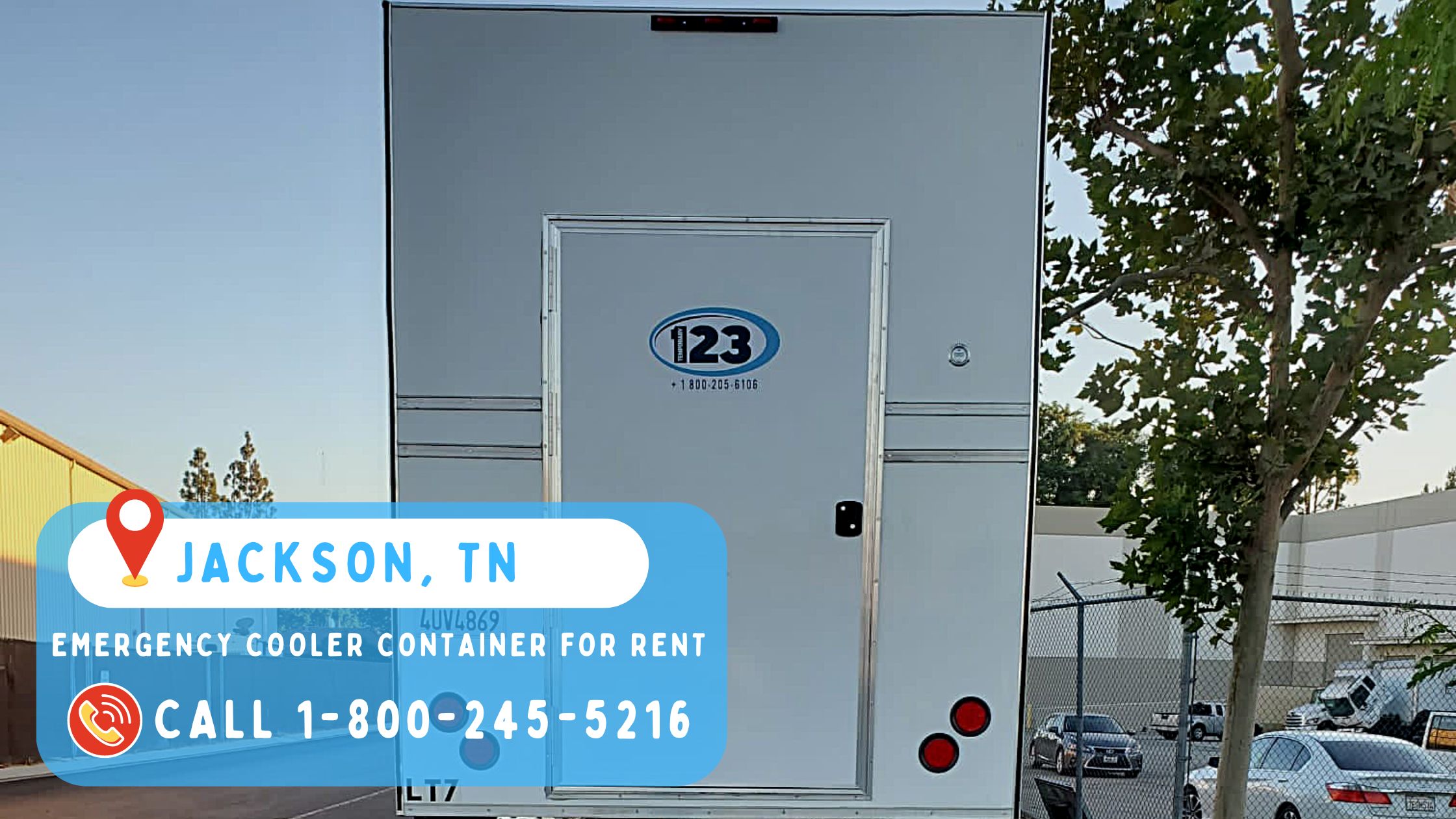 Emergency Cooler Container for Rent in Jackson