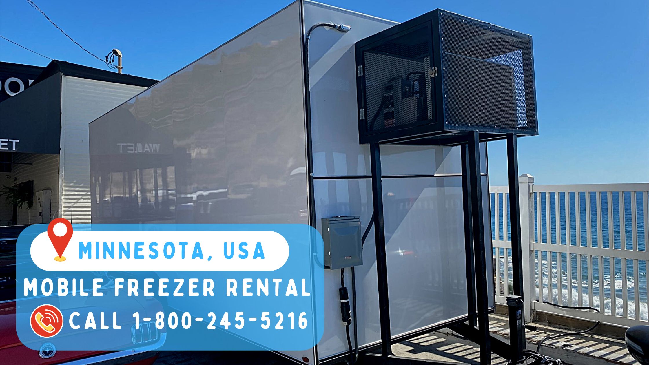 Mobile freezer rental in Minnesota