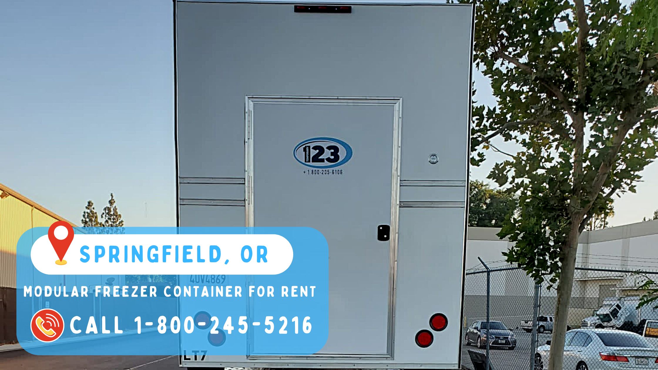 Modular Freezer Container for Rent in Springfield