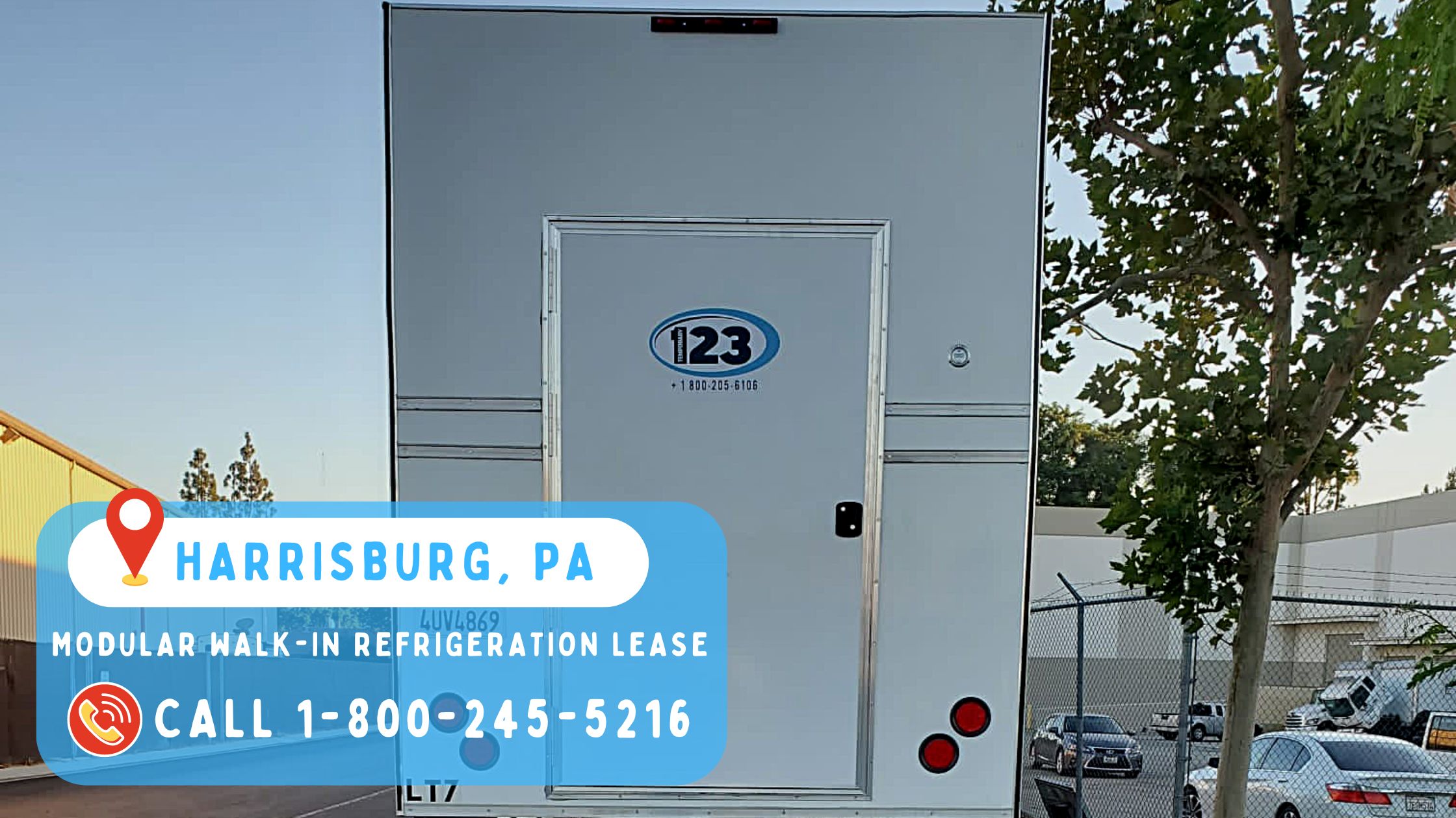 Modular Walk-In Refrigeration Lease in Harrisburg