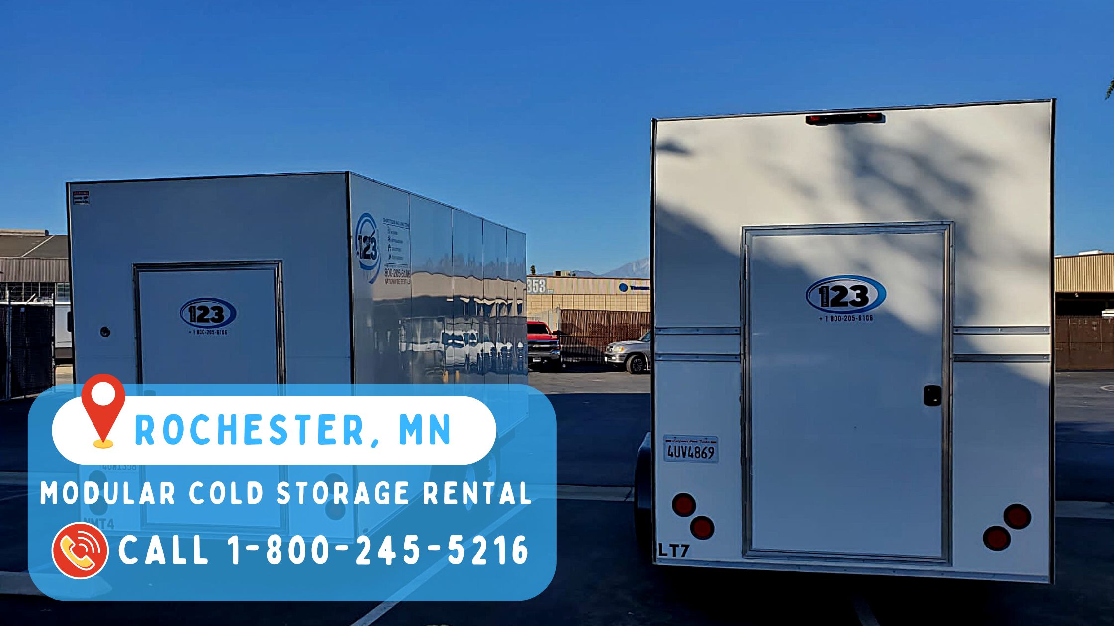 Modular cold storage rental in Rochester