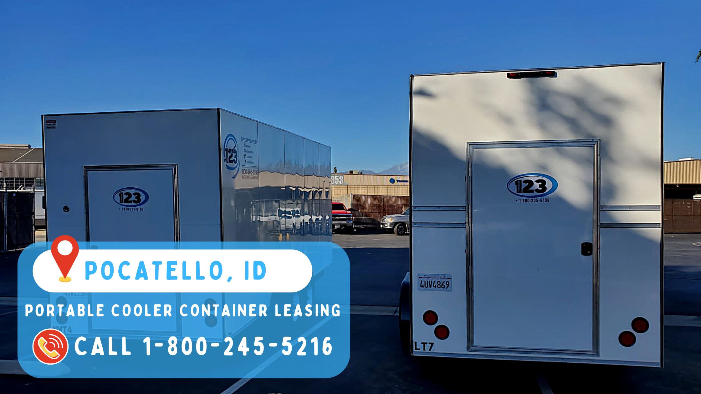 Portable Cooler Container Leasing in Pocatello, ID