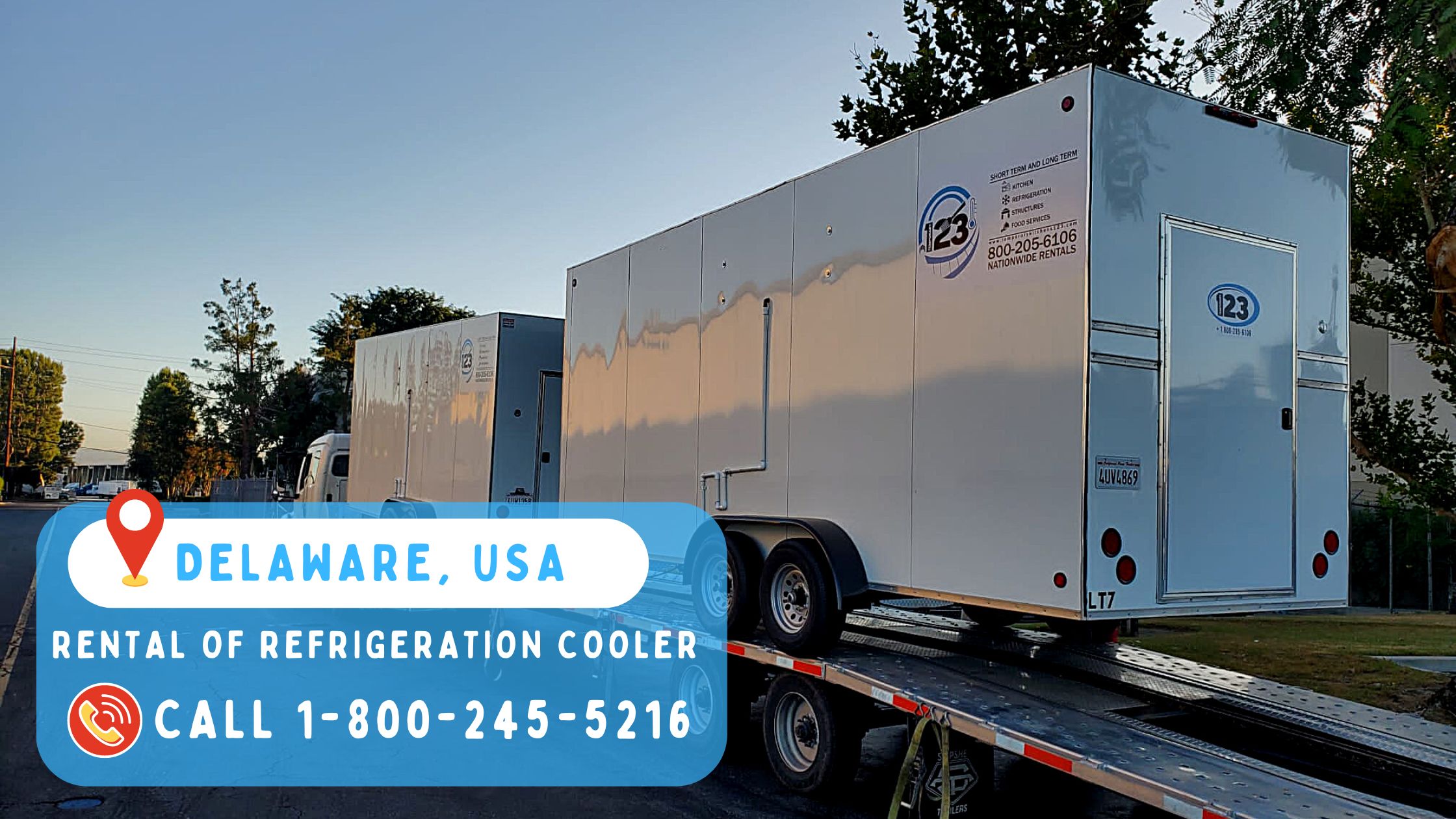 Rental of Refrigeration Cooler in Delaware